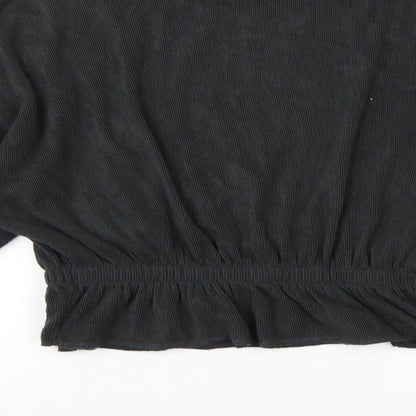 Zara Knit Womens Grey  Knit Pullover Jumper Size S