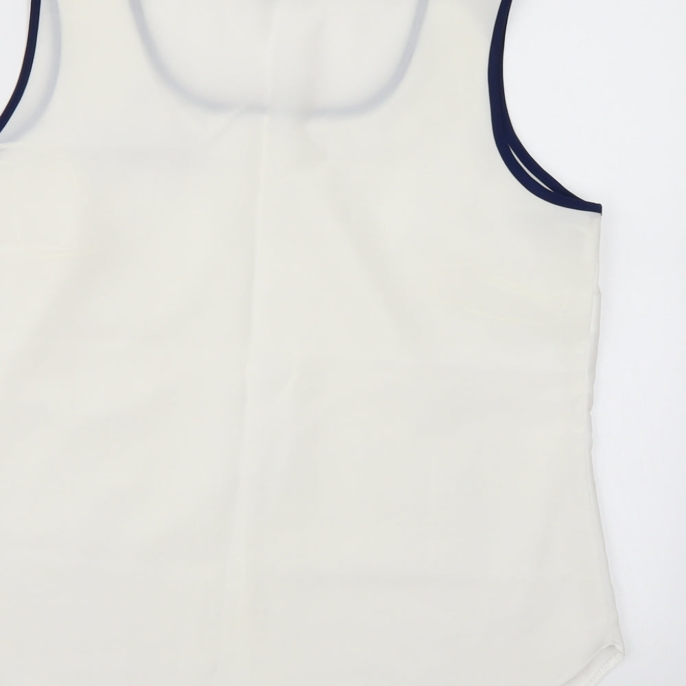 Womens UK Size 14 Joanna Hope White Camisole Tank