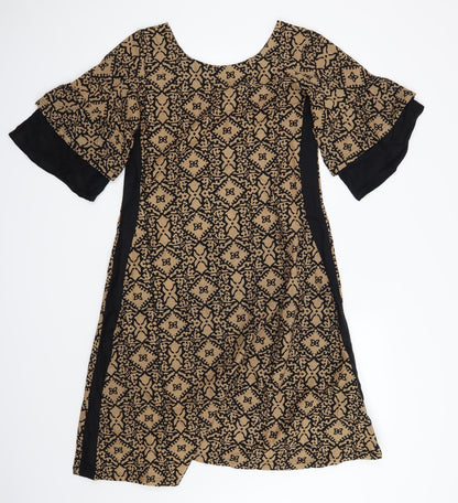 Rupali Womens Beige   A-Line  Size S