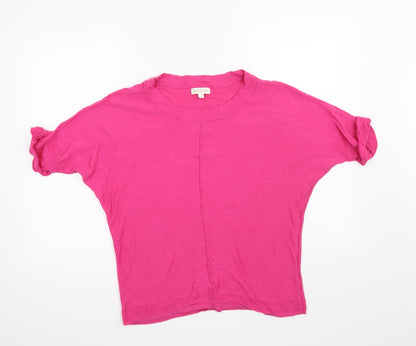 Womens UK Size M Monsoon Pink Basic T-Shirt