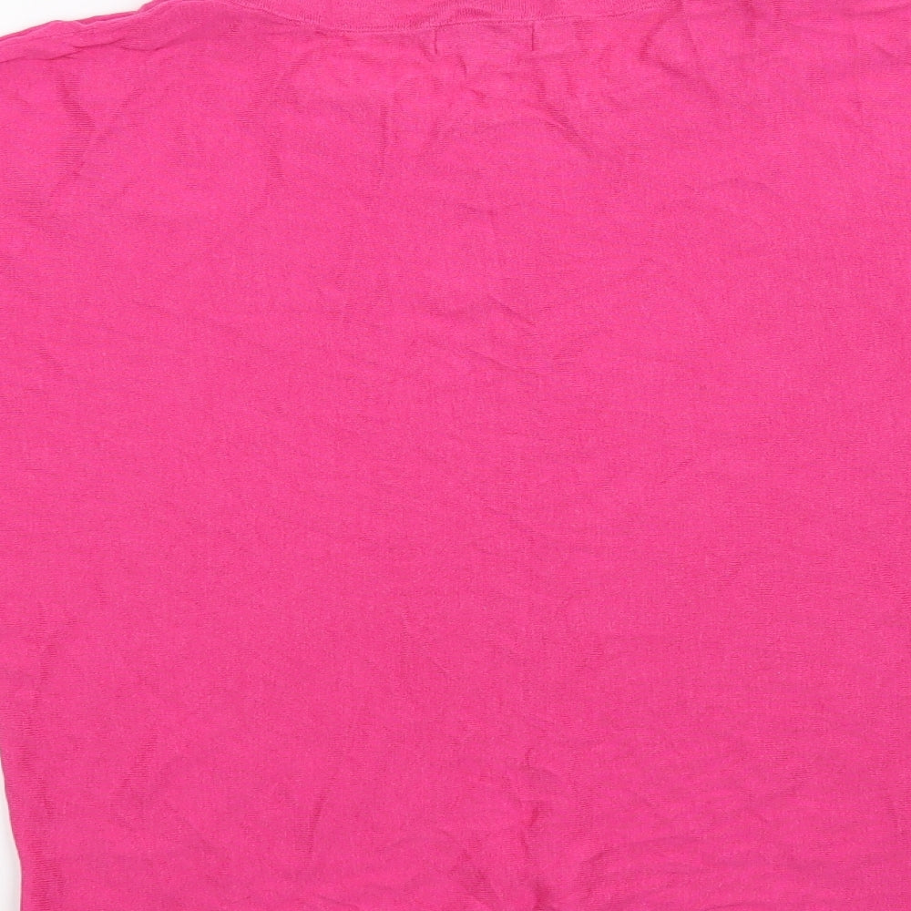 Womens UK Size M Monsoon Pink Basic T-Shirt
