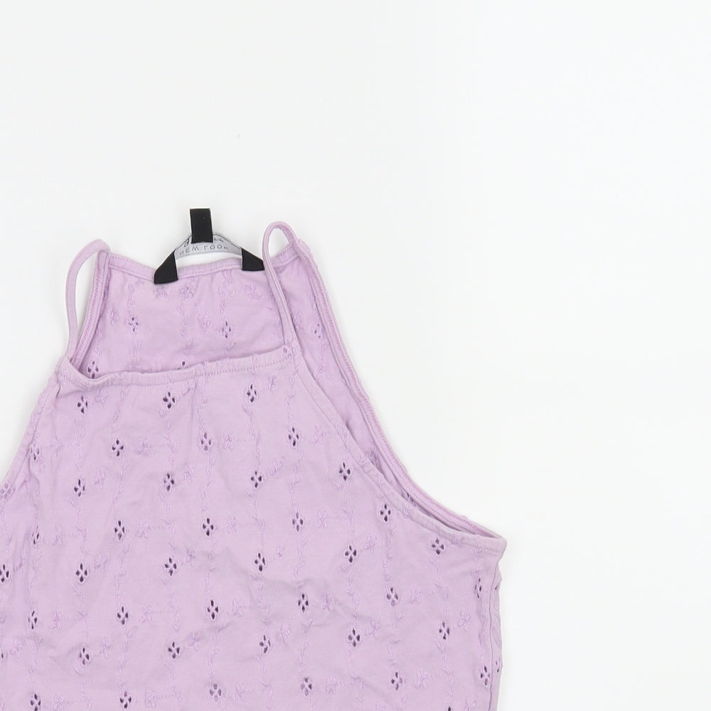 New Look Girls Purple   Cropped Tank Size 14-15 Years
