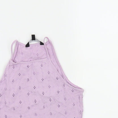 New Look Girls Purple   Cropped Tank Size 14-15 Years