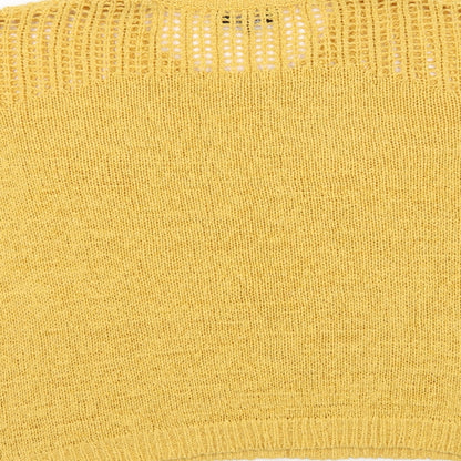 Peacocks Womens Yellow   Pullover Jumper Size M