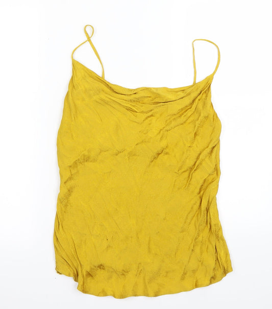 F&F Womens Yellow   Camisole Tank Size 12