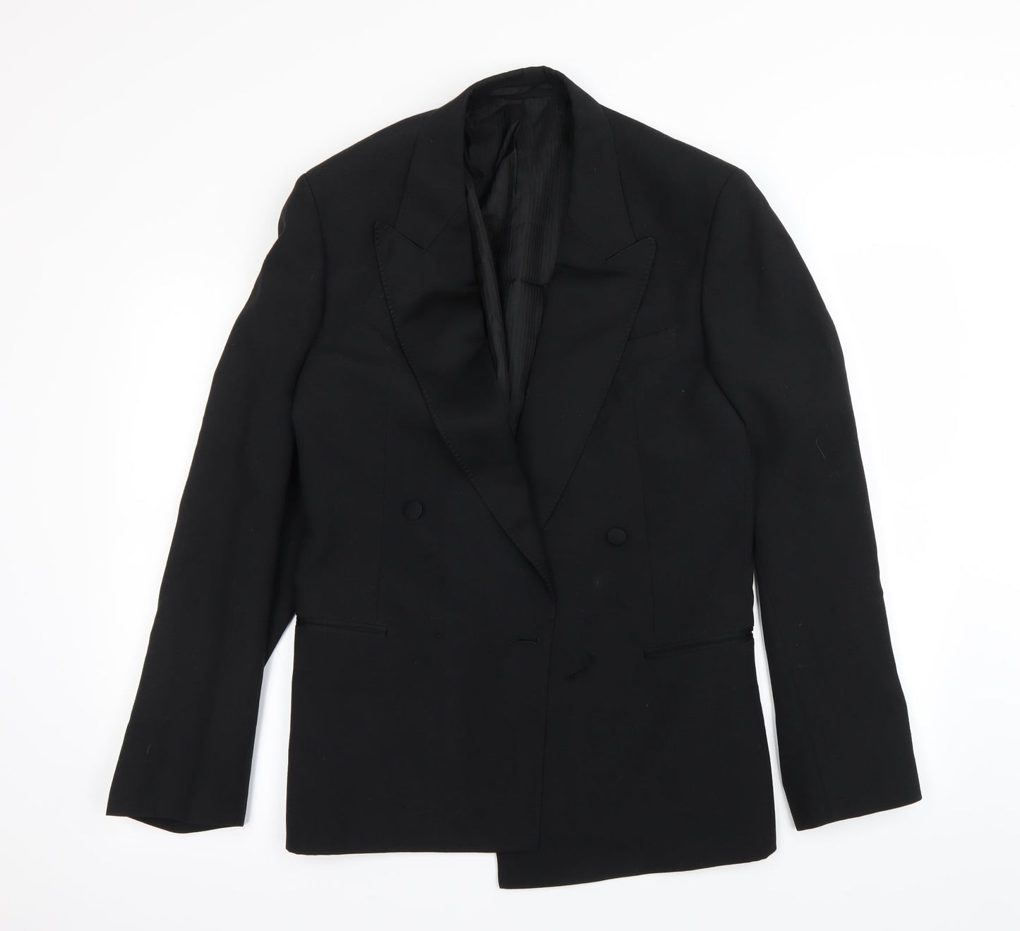Mens UK Size M Preworn Regular Black Suit Jacket