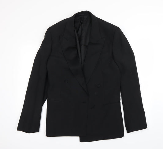 Mens UK Size M Preworn Regular Black Suit Jacket
