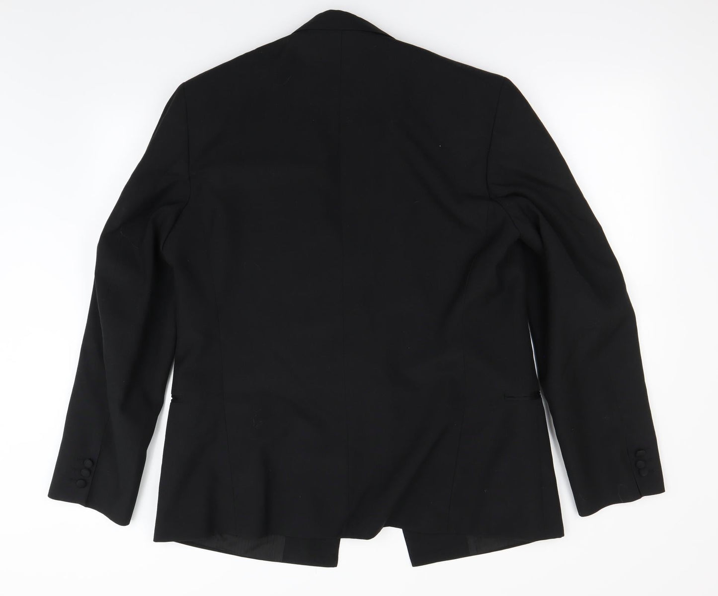 Mens UK Size M Preworn Regular Black Suit Jacket