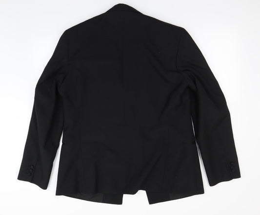 Mens UK Size M Preworn Regular Black Suit Jacket