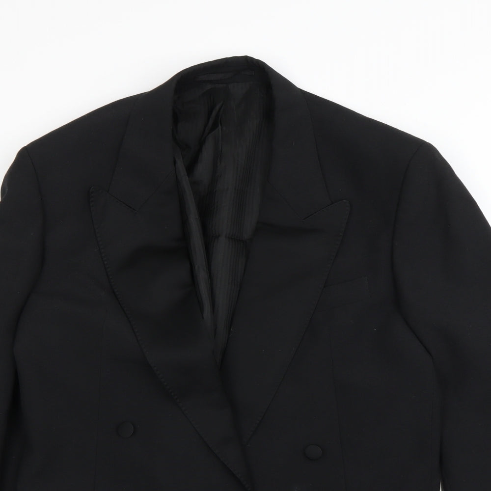 Mens UK Size M Preworn Regular Black Suit Jacket