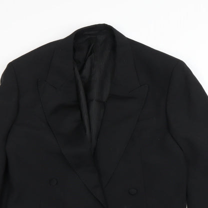 Mens UK Size M Preworn Regular Black Suit Jacket