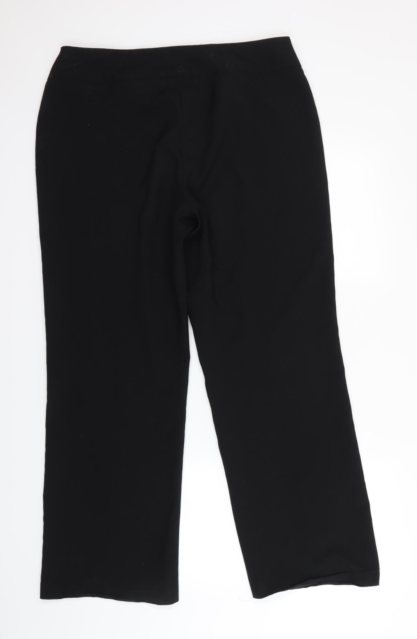 George Womens Black   Dress Pants Trousers Size 16 L27 in