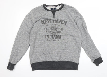 Easy  Mens Grey   Pullover Jumper Size L