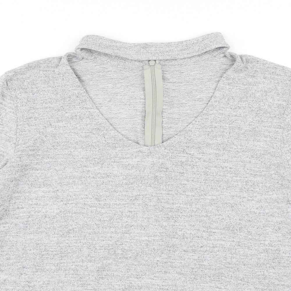 Quiz Womens Grey   Pullover Jumper Size 12