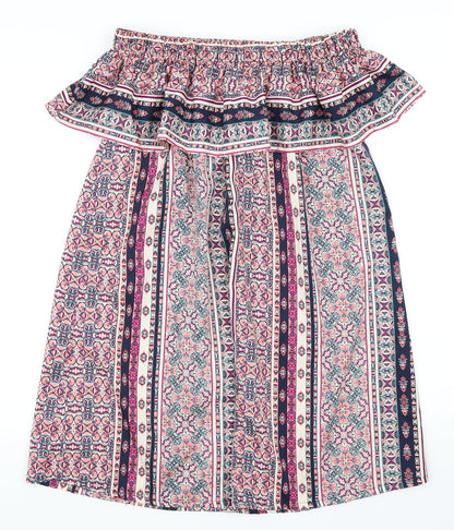 Primark Womens Multicoloured Paisley  Mini  Size 10