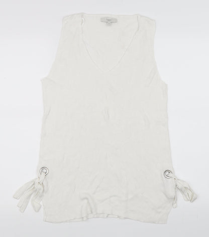 Next Womens White   Pullover Jumper Size 16