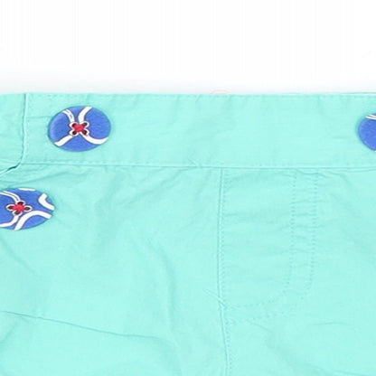 mamas & papas Girls Blue   Cargo Trousers Size 3-6 Months  - Shorts
