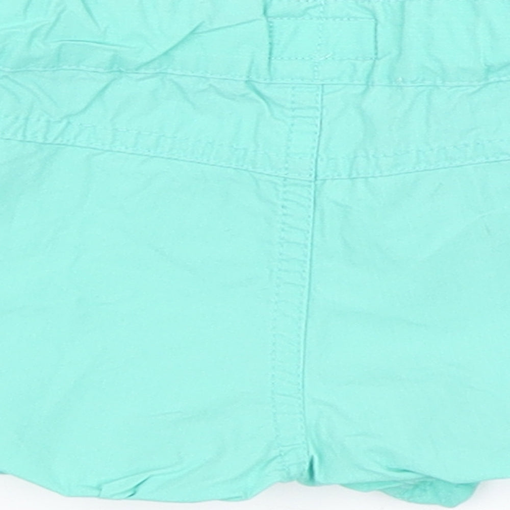 mamas & papas Girls Blue   Cargo Trousers Size 3-6 Months  - Shorts
