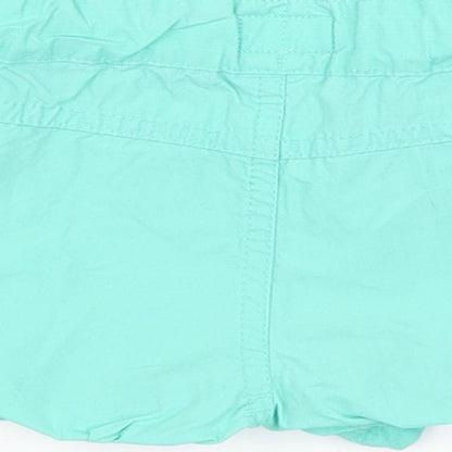mamas & papas Girls Blue   Cargo Trousers Size 3-6 Months  - Shorts