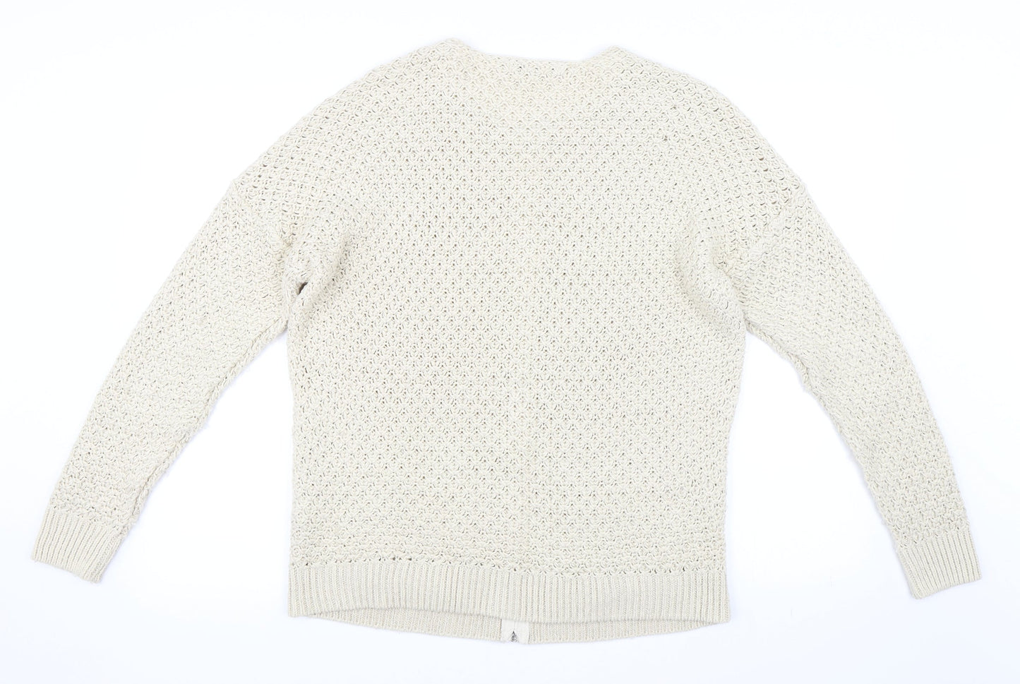 NEXT Womens Beige   Cardigan Jumper Size M