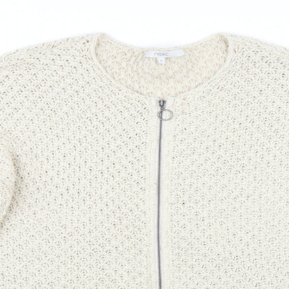 NEXT Womens Beige   Cardigan Jumper Size M