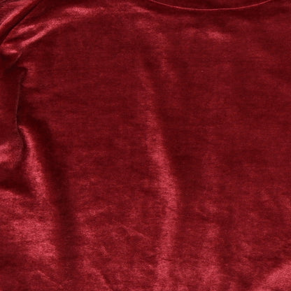 Golddigga Womens Red  Velvet Full Zip Sweatshirt Size 12