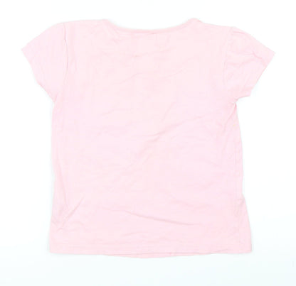 Vintage Angels Girls Pink   Basic T-Shirt Size 9 Years