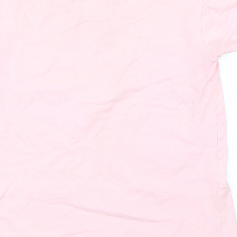 Vintage Angels Girls Pink   Basic T-Shirt Size 9 Years