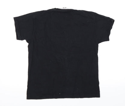 Fruit of the Loom Girls Black   Basic T-Shirt Size 9 Years