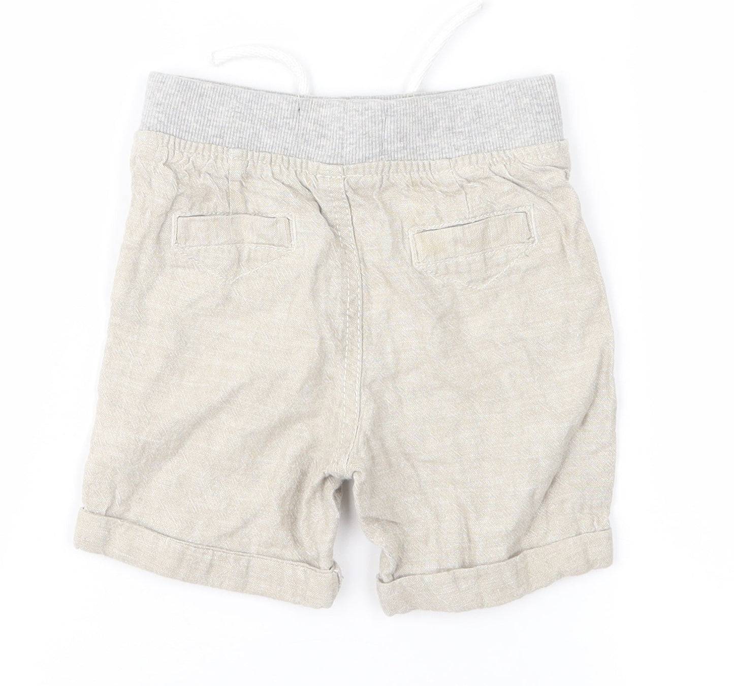 Denim & Co. Baby Beige   Cropped Trousers Size 9-12 Months