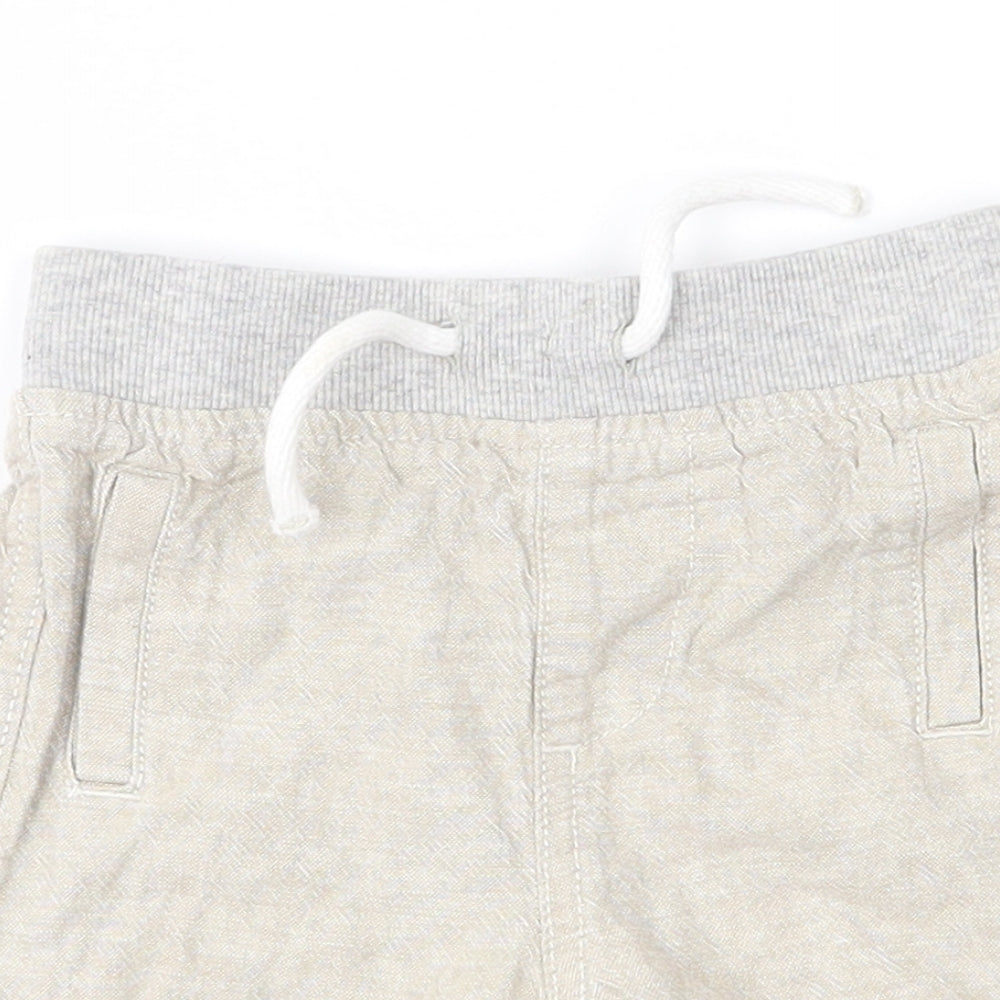 Denim & Co. Baby Beige   Cropped Trousers Size 9-12 Months