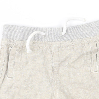 Denim & Co. Baby Beige   Cropped Trousers Size 9-12 Months