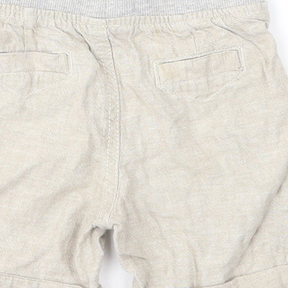 Denim & Co. Baby Beige   Cropped Trousers Size 9-12 Months