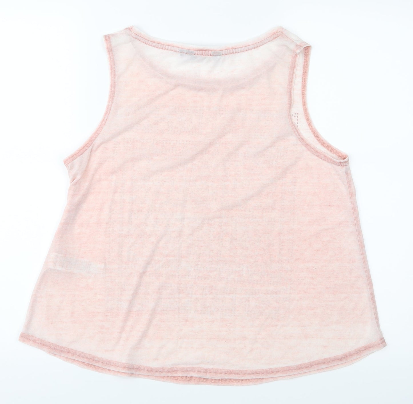 Womens UK Size 10 New Look Pink Basic Tank