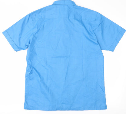 wilsons Mens Blue    Button-Up Size M