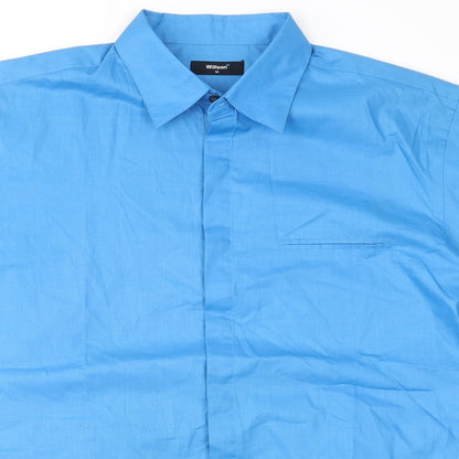 wilsons Mens Blue    Button-Up Size M
