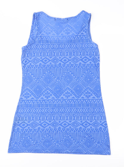 Womens UK Size 8 V by Very Blue Basic Tank