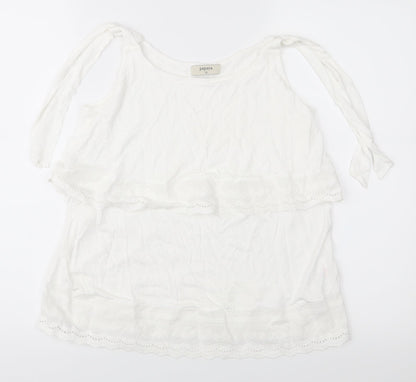 Papaya Womens White   Basic Tank Size 10