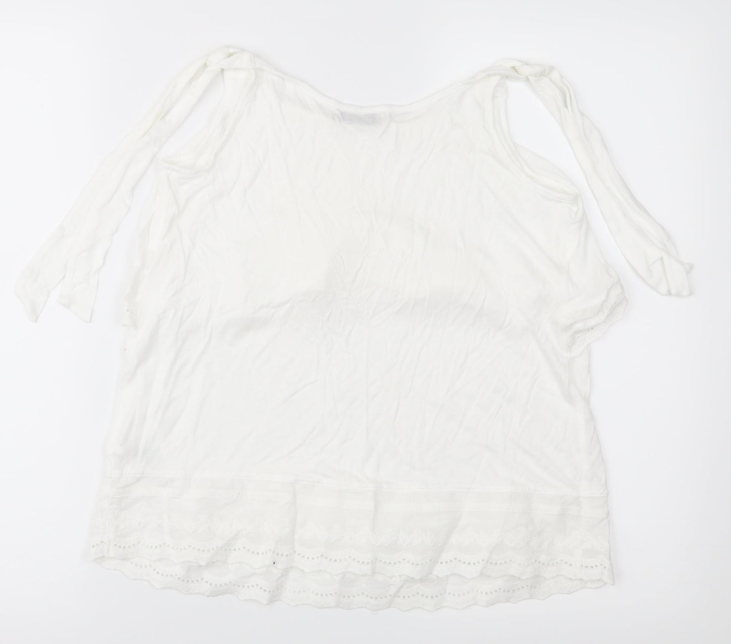 Papaya Womens White   Basic Tank Size 10