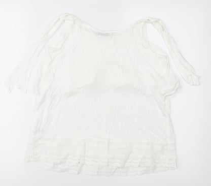 Papaya Womens White   Basic Tank Size 10