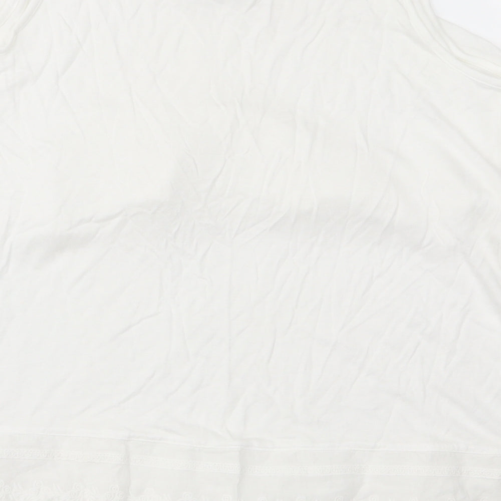 Papaya Womens White   Basic Tank Size 10