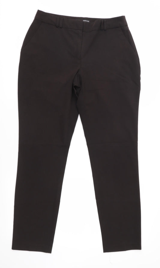 Womens UK Size 10 Dorothy Perkins Regular Fit  Black Trousers