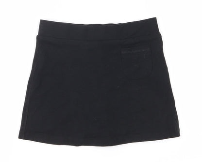 Marks and Spencer Girls Black   A-Line Skirt Size 6-7 Years