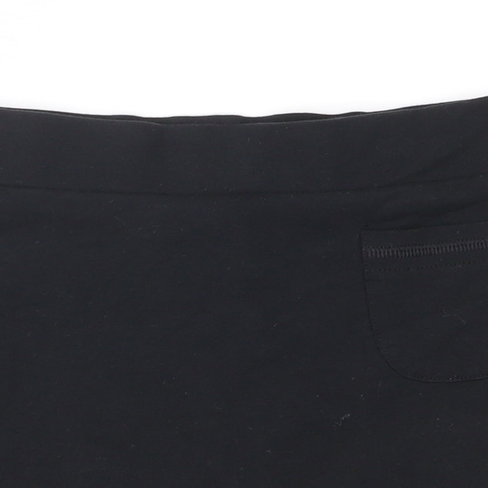Marks and Spencer Girls Black   A-Line Skirt Size 6-7 Years