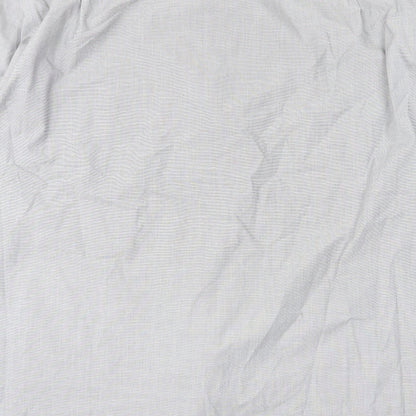 Mens UK Size 48 Debehams Grey  Button-Up Long Sleeve Casual Shirt