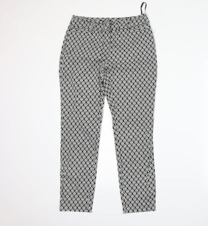 Womens UK Size 8 Dunnes Regular Fit  White Trousers