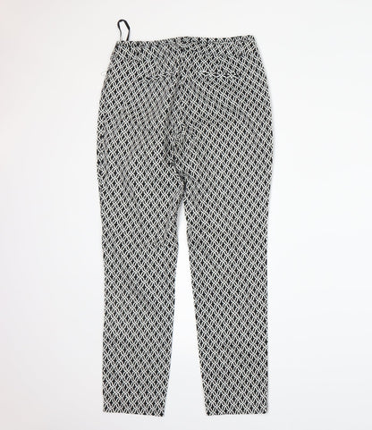 Womens UK Size 8 Dunnes Regular Fit  White Trousers