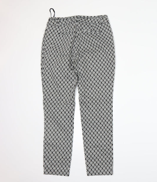 Womens UK Size 8 Dunnes Regular Fit  White Trousers