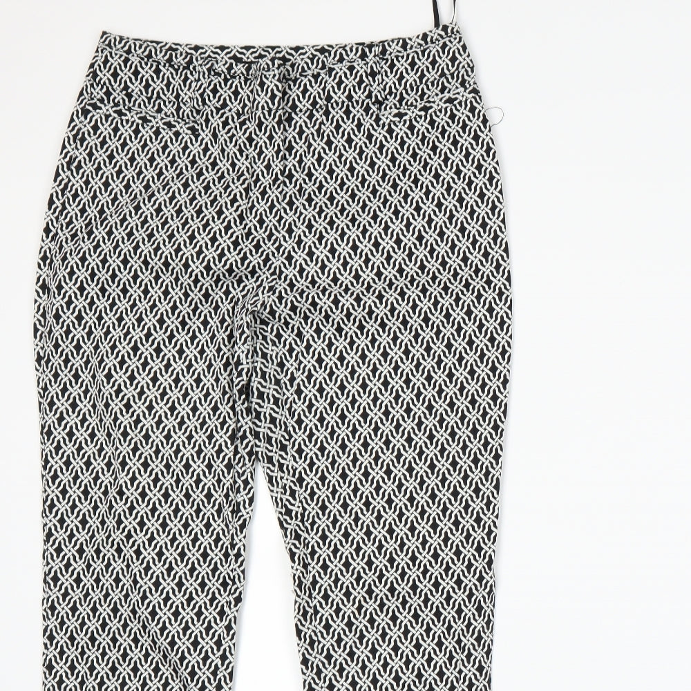 Womens UK Size 8 Dunnes Regular Fit  White Trousers