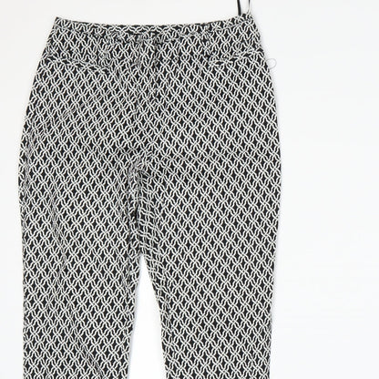 Womens UK Size 8 Dunnes Regular Fit  White Trousers